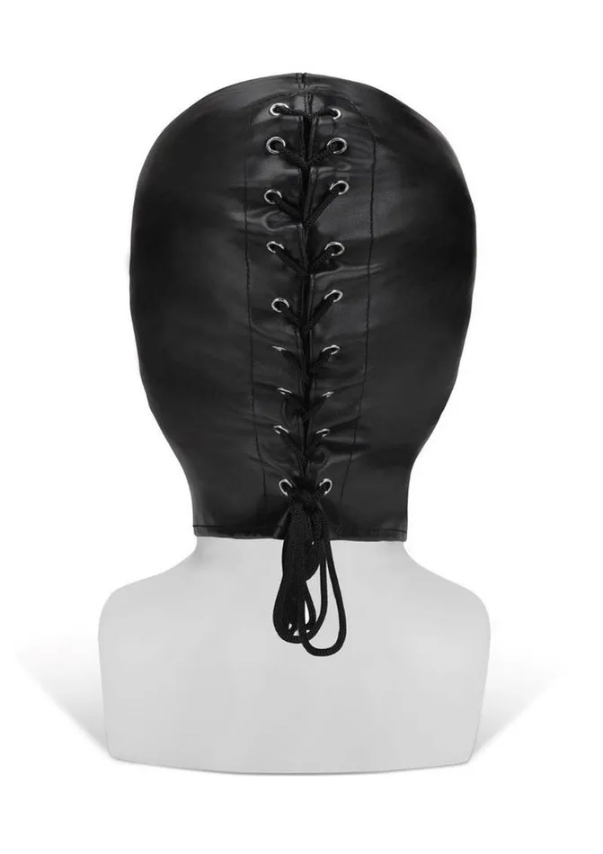 ME YOU US Hood with Eyes Pu Leather Bondage Hood Me You Us Restraints