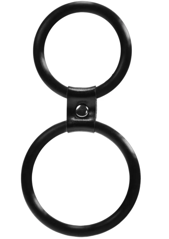 Me You Us Male Sex Toys ME YOU US Dual Ring Silicone Cock Ring