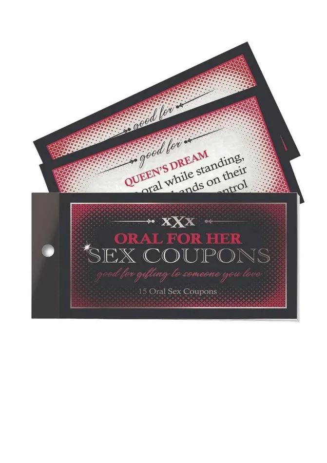 Oral Adventures For Her Sex Coupons Adult Party and Games Couples