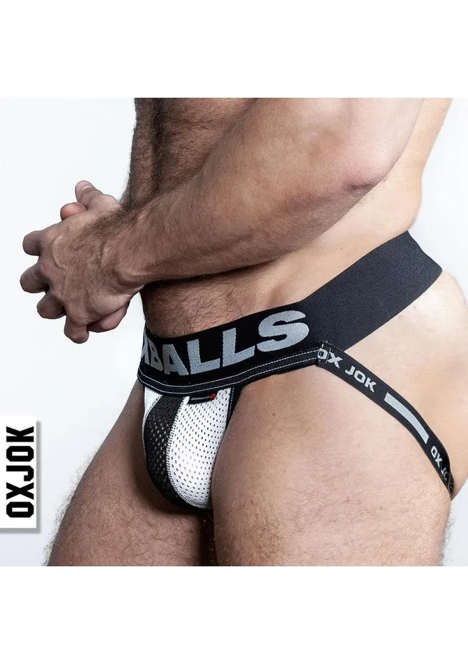 Oxballs Airmesh Upthrust SliderStrap Jock Ice Female Sex Toys