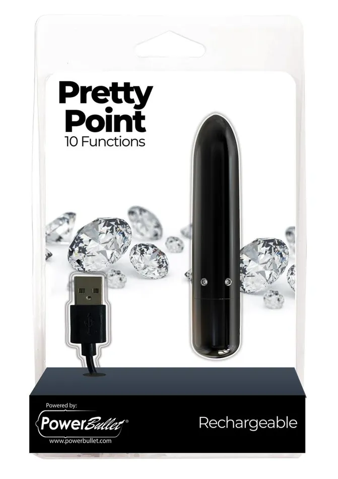 Powerbullet Pretty Point Rechargeable Bullet Vibrator Powerbullet Female Sex Toys Powerbullet Pretty Point Rechargeable Bullet Vibrator Powerbullet Female Sex Toys