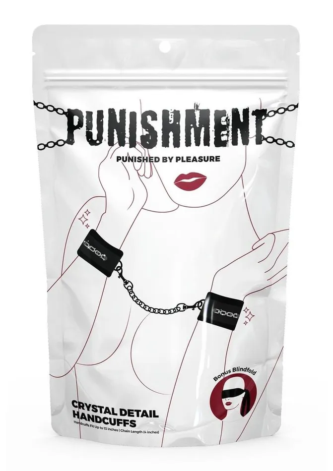 Punishment Anal Punishment Crystal Detail Handcuffs