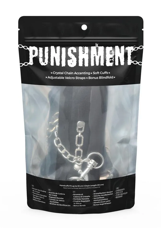 Punishment Anal Punishment Crystal Detail Handcuffs