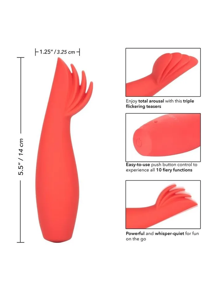 Red Hot Female Sex Toys Red Hot Blaze Clitoral Stimulation Silicone Rechargeable Waterproof Red Hot Female Sex Toys Red Hot Blaze Clitoral Stimulation Silicone Rechargeable Waterproof